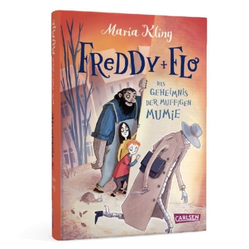 Buchcover und Innenansicht für das Buch: Freddy und Flo 2: Das Geheimnis der muffigen Mumie