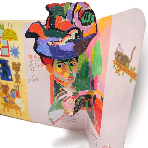 Buchcover und Innenansicht für das Buch: Henri Matisse. A Pop-um-Book
