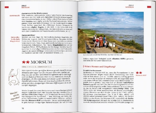 Buchcover und Innenansicht für das Buch: Baedeker Reiseführer Sylt, Amrum, Föhr