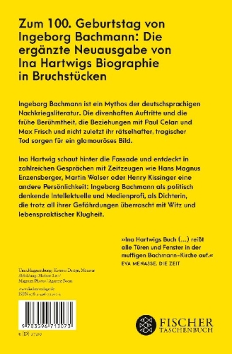 Buchcover und Innenansicht für das Buch: Wer war Ingeborg Bachmann?