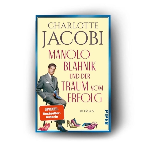 Buchcover und Innenansicht für das Buch: Manolo Blahnik und der Traum vom Erfolg