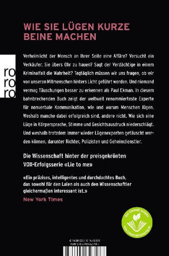 Buchcover und Innenansicht für das Buch: Ich weiß, dass du lügst