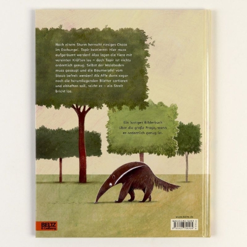 Buchcover und Innenansicht für das Buch: Räumt mal schnell den Dschungel auf!