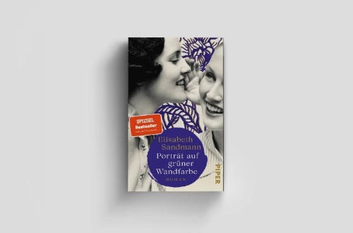 Buchcover und Innenansicht für das Buch: Porträt auf grüner Wandfarbe
