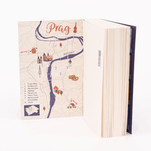 Buchcover und Innenansicht für das Buch: A Little Place in Prague