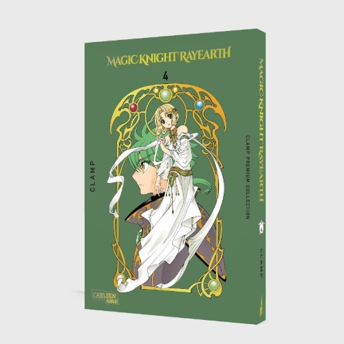 Buchcover und Innenansicht für das Buch: Mahou Kishi Rayearth