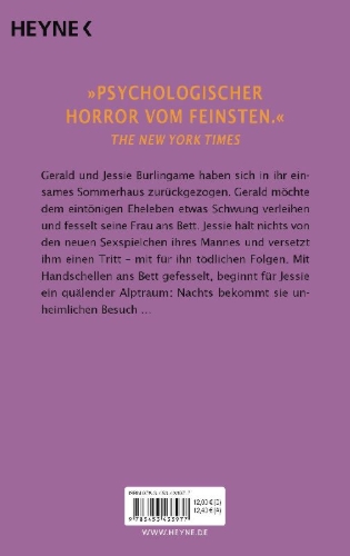 Buchcover und Innenansicht für das Buch: Gerald's Game