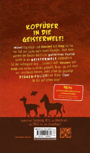 Buchcover und Innenansicht für das Buch: Vincent und das ängstliche Zebra (Band 3)