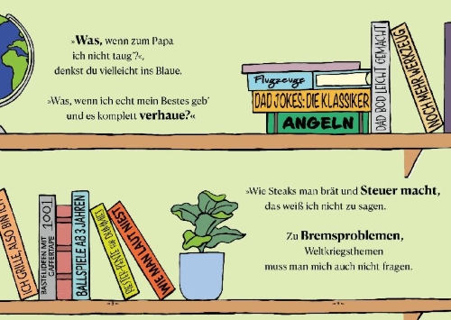 Buchcover und Innenansicht für das Buch: Es gibt viel schlimmere Väter als dich