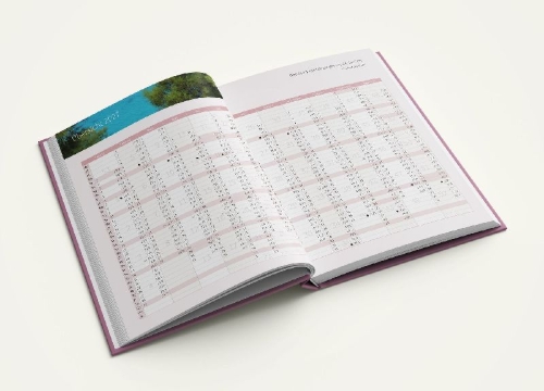 Buchcover und Innenansicht für das Buch: Kalender des alten Wissens - Wochenplaner 2027