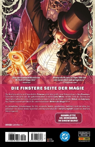 Buchcover und Innenansicht für das Buch: Zatanna #1-#6
