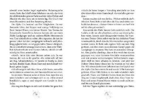Buchcover und Innenansicht für das Buch: Alea Aquarius 4. Die Macht der Gezeiten