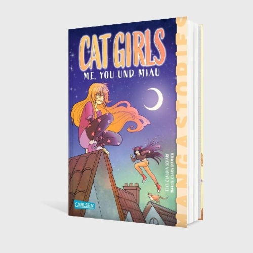 Buchcover und Innenansicht für das Buch: CAT GIRLS Band 2 - ME, YOU und MIAU