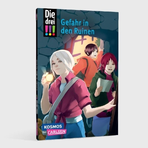 Buchcover und Innenansicht für das Buch: Die drei !!!: Gefahr in den Ruinen
