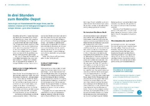 Buchcover und Innenansicht für das Buch: Das Geldanlage-Set