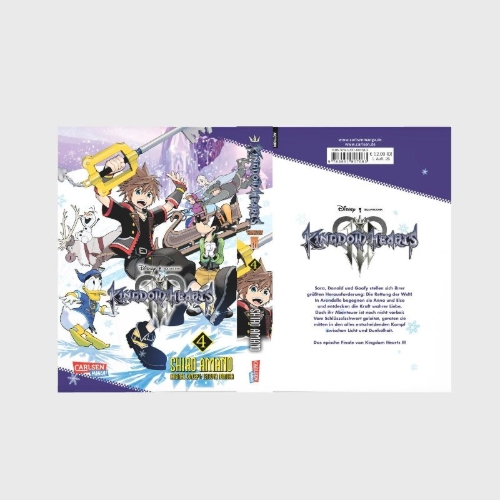 Buchcover und Innenansicht für das Buch: Kingdom Hearts III