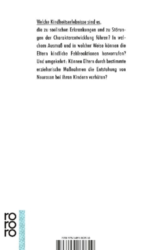 Buchcover und Innenansicht für das Buch: Eltern, Kind und Neurose