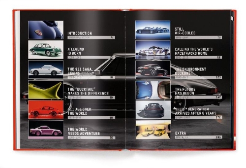 Buchcover und Innenansicht für das Buch: The Porsche 911 Book, New Revised Edition