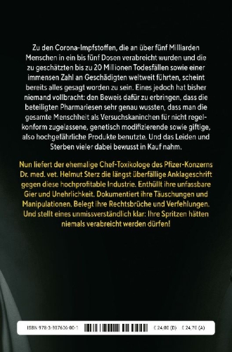 Buchcover und Innenansicht für das Buch: Die Impf-Mafia