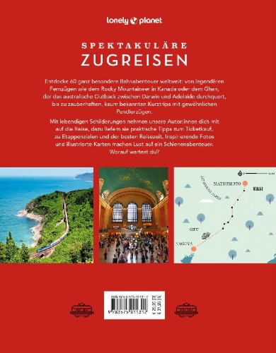 Buchcover und Innenansicht für das Buch: Amazing Train Journeys