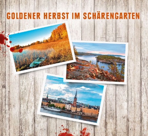 Buchcover und Innenansicht für das Buch: Blå, Blå Höstvågor