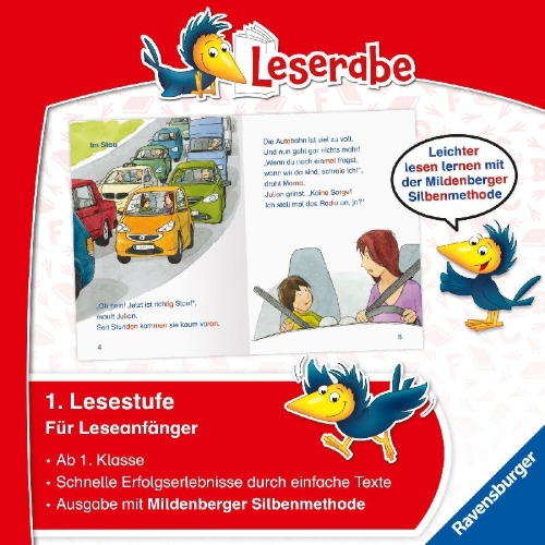 Buchcover und Innenansicht für das Buch: Polizeigeschichten - Leserabe 1. Klasse - Erstlesebuch für Kinder ab 6 Jahren