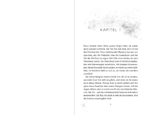 Buchcover und Innenansicht für das Buch: Gameshow - Das Versprechen von Glück