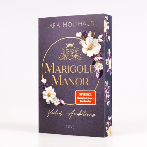 Buchcover und Innenansicht für das Buch: Marigold Manor 2: Veiled Ambitions