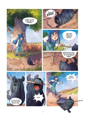Buchcover und Innenansicht für das Buch: Le Magicien d'Oz 1 + 2
