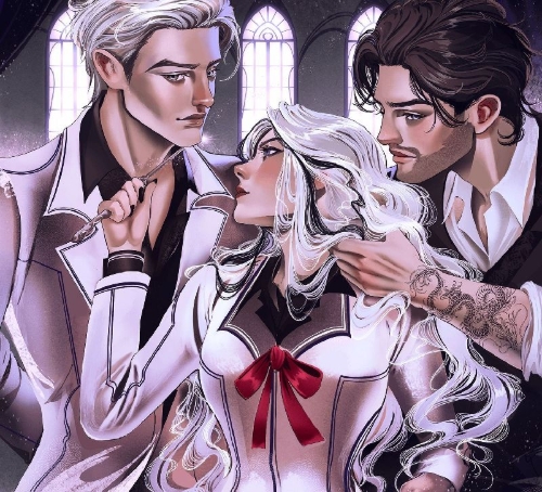 Buchcover und Innenansicht für das Buch: The Darkest Academy 1 - Bones