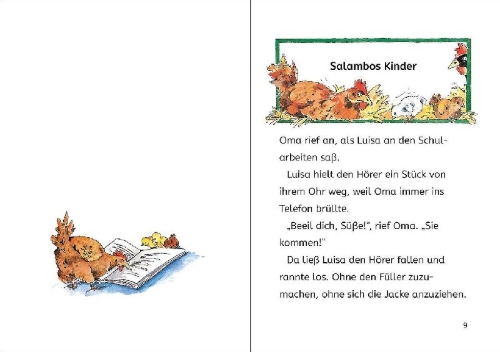 Buchcover und Innenansicht für das Buch: Katzenglück und Hundeliebe