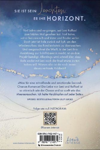 Buchcover und Innenansicht für das Buch: Kein Horizont zu weit (Tales of Sylt, Band 1)