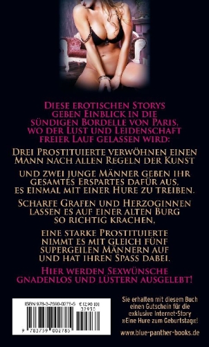 Buchcover und Innenansicht für das Buch: Die sündigen Bordelle von Paris | 9 geile erotische Geschichten