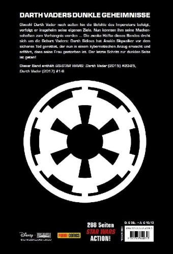 Buchcover und Innenansicht für das Buch: US-Star Wars: Darth Vader (2015)