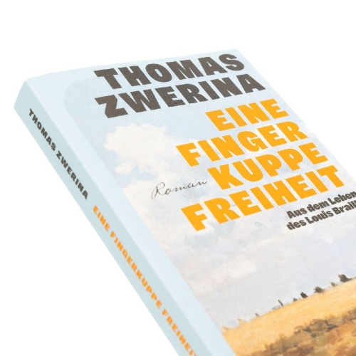 Buchcover und Innenansicht für das Buch: Eine Fingerkuppe Freiheit