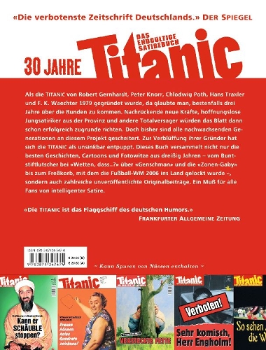 Buchcover und Innenansicht für das Buch: Titanic - Das Erstbeste aus 30 Jahren
