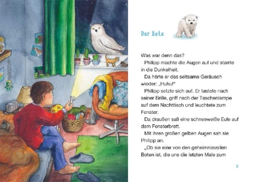 Buchcover und Innenansicht für das Buch: Das magische Baumhaus junior 12 - Rettung für die kleinen Eisbären