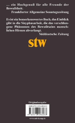 Buchcover und Innenansicht für das Buch: Conversations on Consciousness. Interviews with twenty minds, 2005