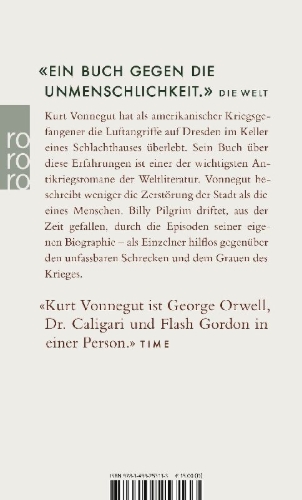 Buchcover und Innenansicht für das Buch: Slaughterhouse-Five or The Children´s Crusade