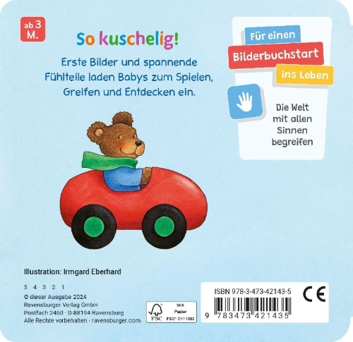 Buchcover und Innenansicht für das Buch: Fühl mal!
