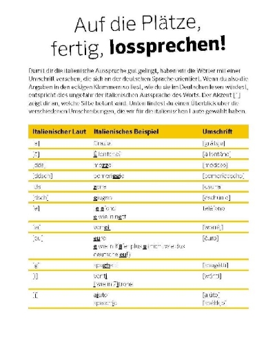 Buchcover und Innenansicht für das Buch: PONS Italienisch ohne ähm