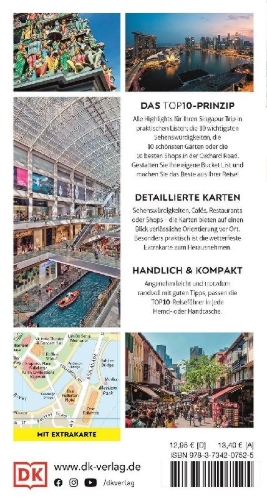 Buchcover und Innenansicht für das Buch: TOP10 Reiseführer Singapur