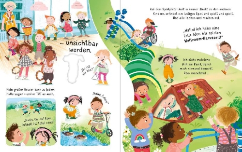 Buchcover und Innenansicht für das Buch: Ich bin (manchmal) schüchtern
