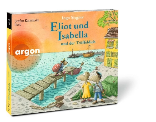 Buchcover und Innenansicht für das Buch: Eliot und Isabella und der Trüffeldieb