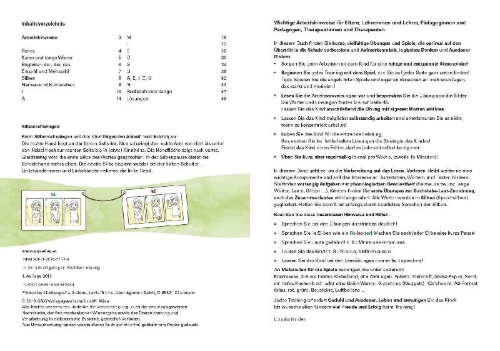 Buchcover und Innenansicht für das Buch: Lernen mit Teo und Tia - Ich lerne Lesen - Kindergarten/Vorschule