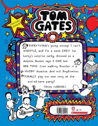 Buchcover und Innenansicht für das Buch: Tom Gates 24: Pesky Pets and Parties (Book 24)