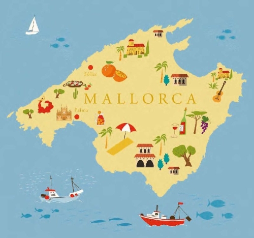 Buchcover und Innenansicht für das Buch: Mallorquinische Rache