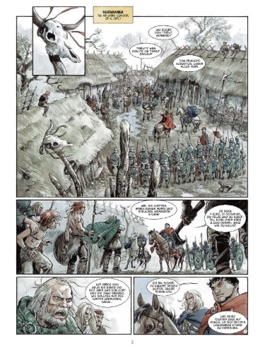 Buchcover und Innenansicht für das Buch: Les Aigles de Rome - Livre III