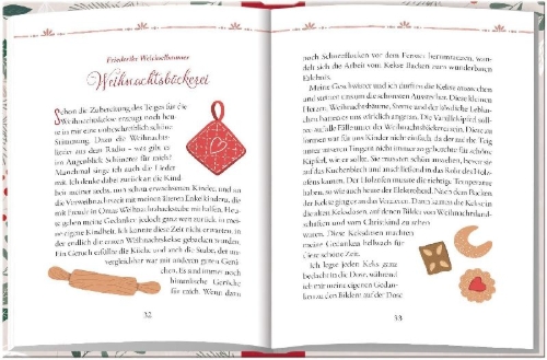Buchcover und Innenansicht für das Buch: Ein Hauch von Zimt und Geborgenheit