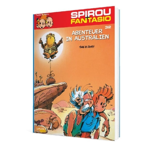 Buchcover und Innenansicht für das Buch: Aventure en Australie